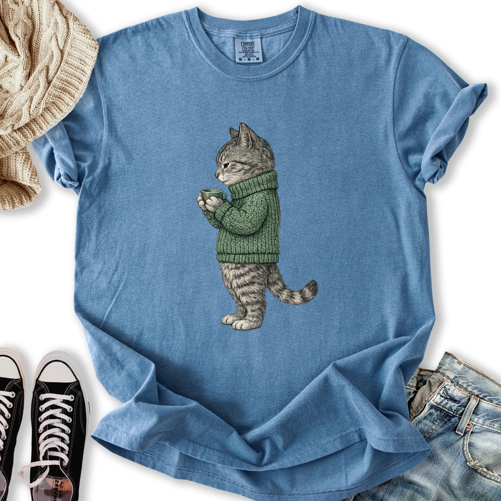 Cozy Tabby Cat T-Shirt