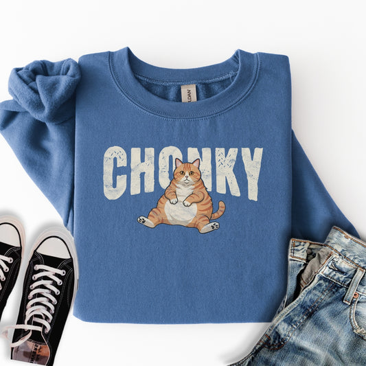 Chonky Orange Cat Sweatshirt