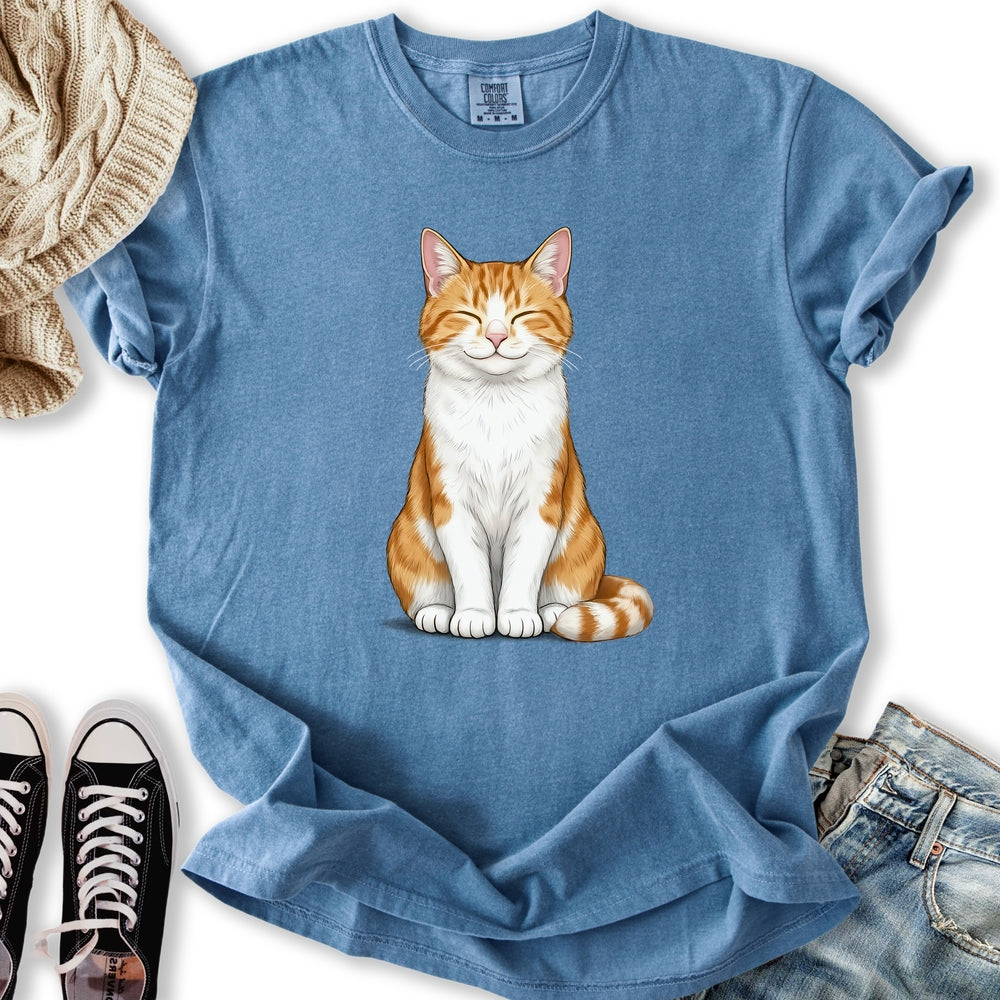 Smiling Bicolor Tabby T-Shirt