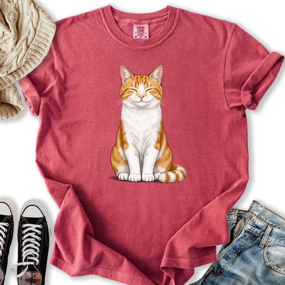 Smiling Bicolor Tabby T-Shirt