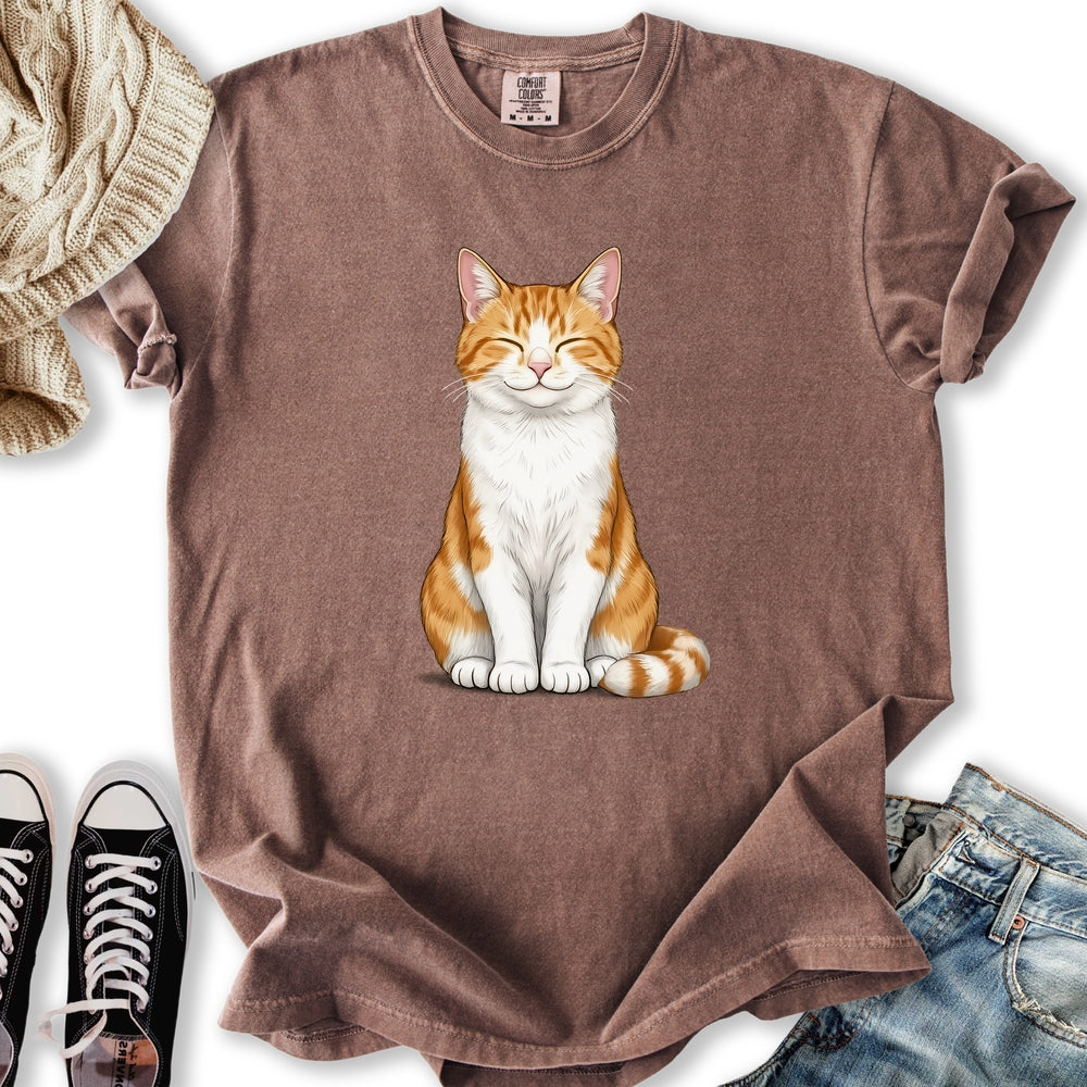 Smiling Bicolor Tabby T-Shirt