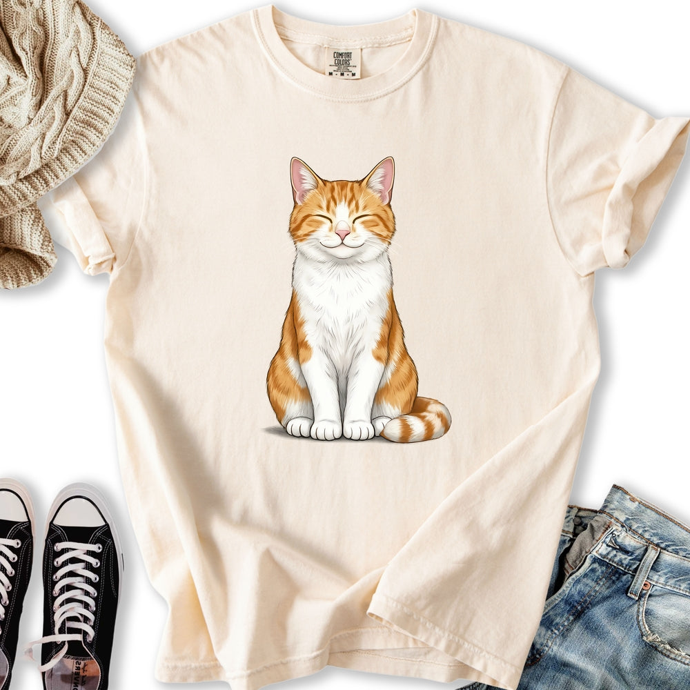 Smiling Bicolor Tabby T-Shirt