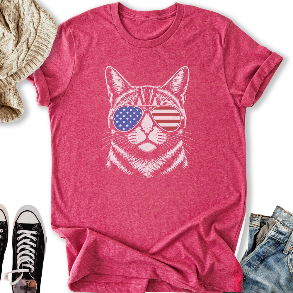 USA Aviator Cat T-Shirt