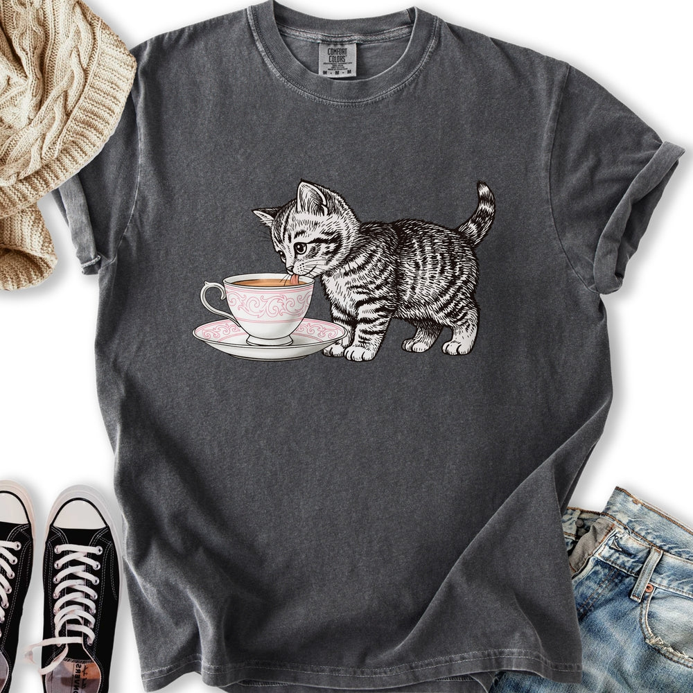 Tea Cup Kitten T-Shirt