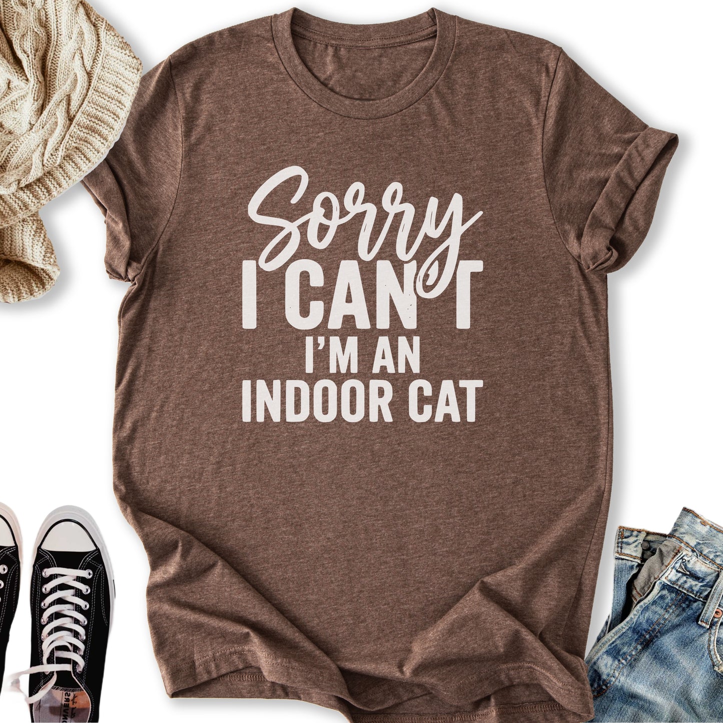 Sorry I'm An Indoor Cat T-Shirt