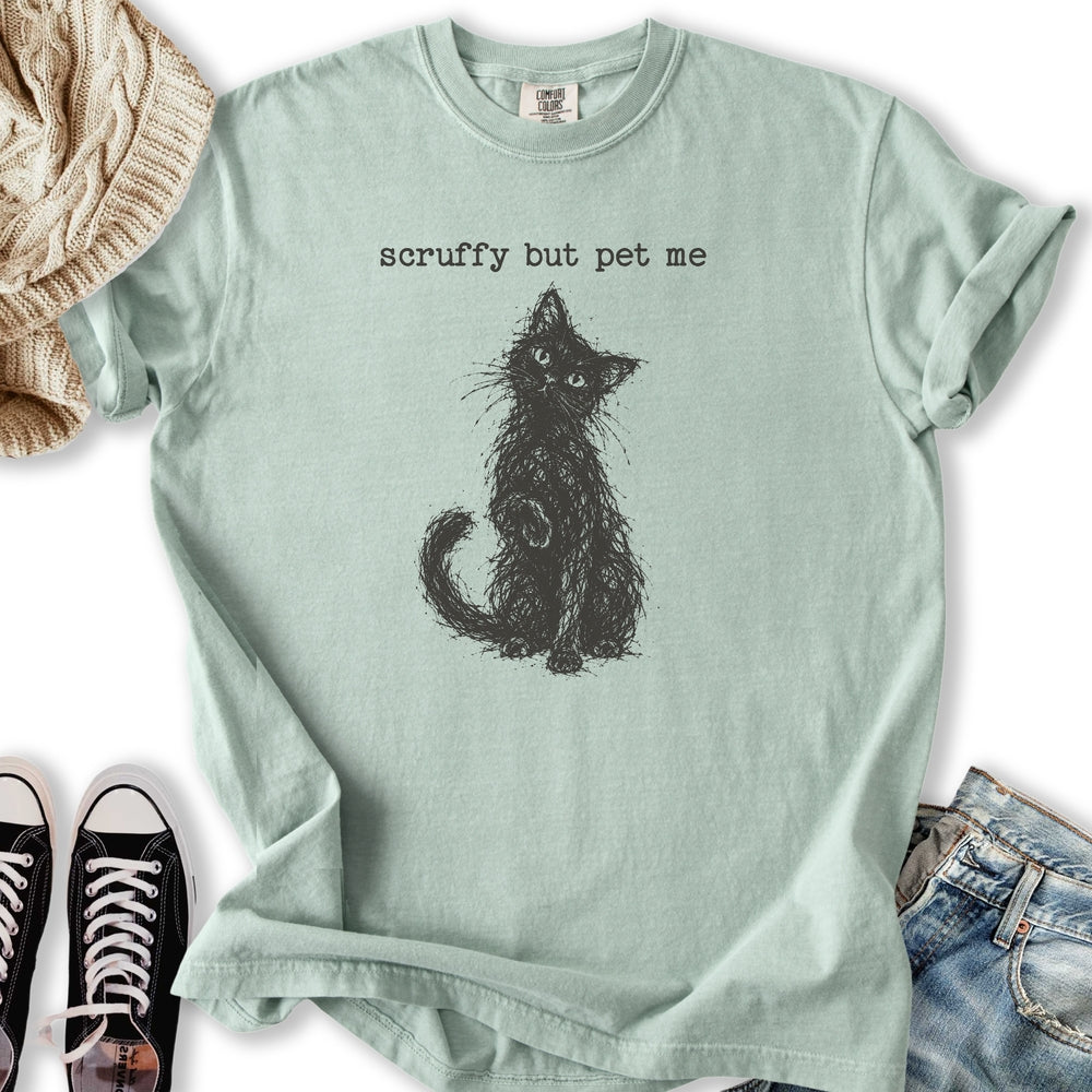 Scruffy But Pet Me Relaxed Tee