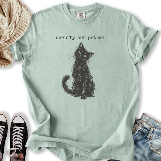 Scruffy But Pet Me Relaxed Tee