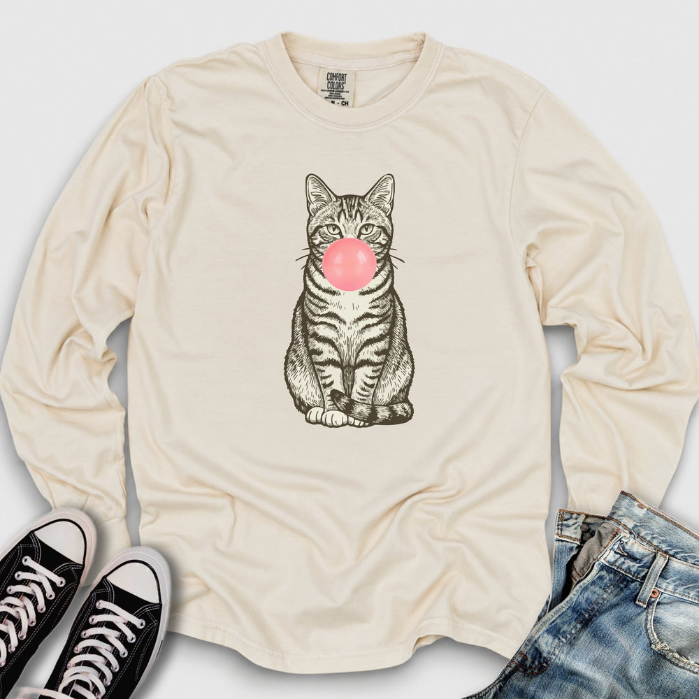 Tabby Bubblegum Long Sleeve Tee
