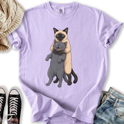 Siamese Cat Headlock T-Shirt