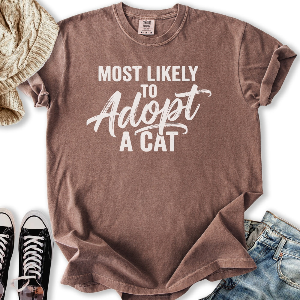 Likely To Adopt Cats T-Shirt