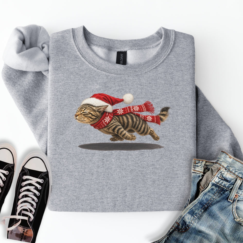 Christmas Zoomies Cat Sweatshirt