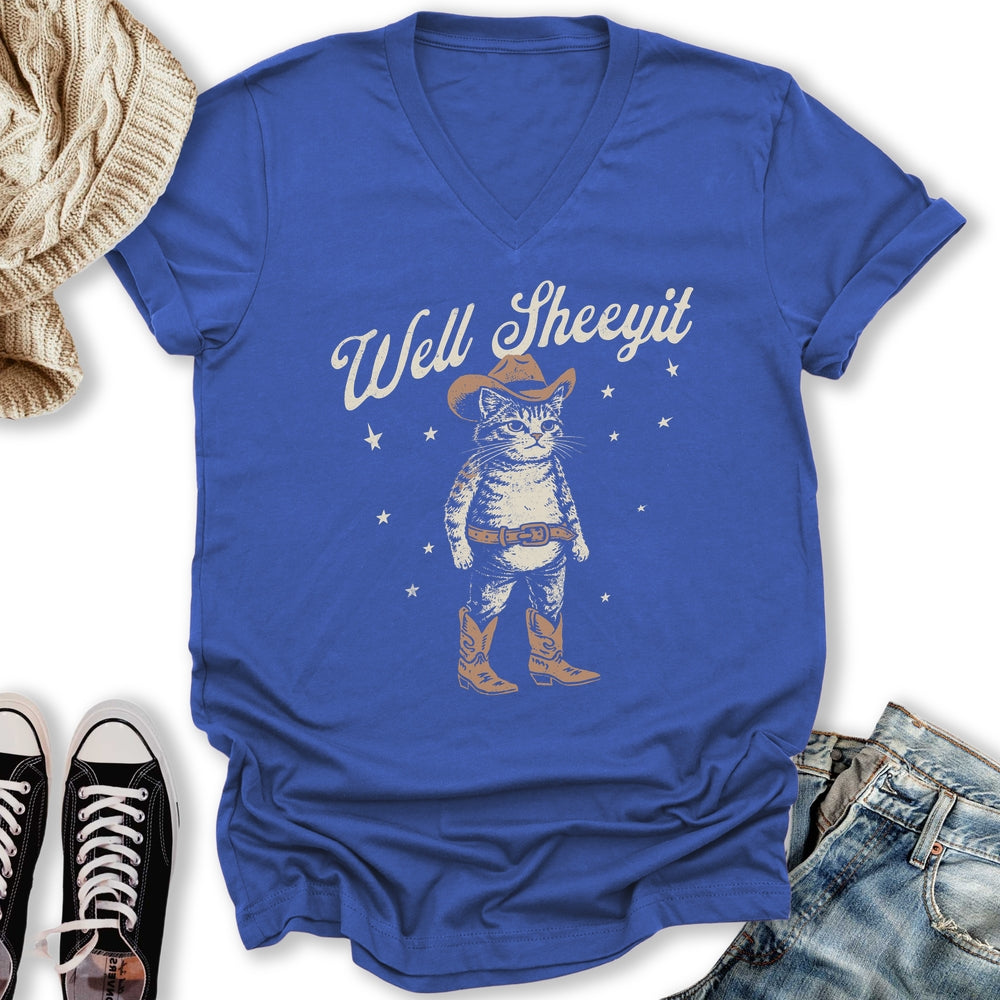 Well Sheeyit V-Neck Tee