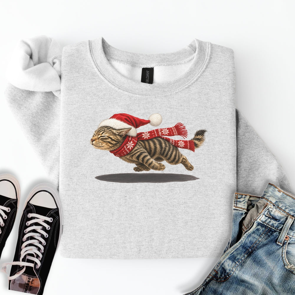 Christmas Zoomies Cat Sweatshirt