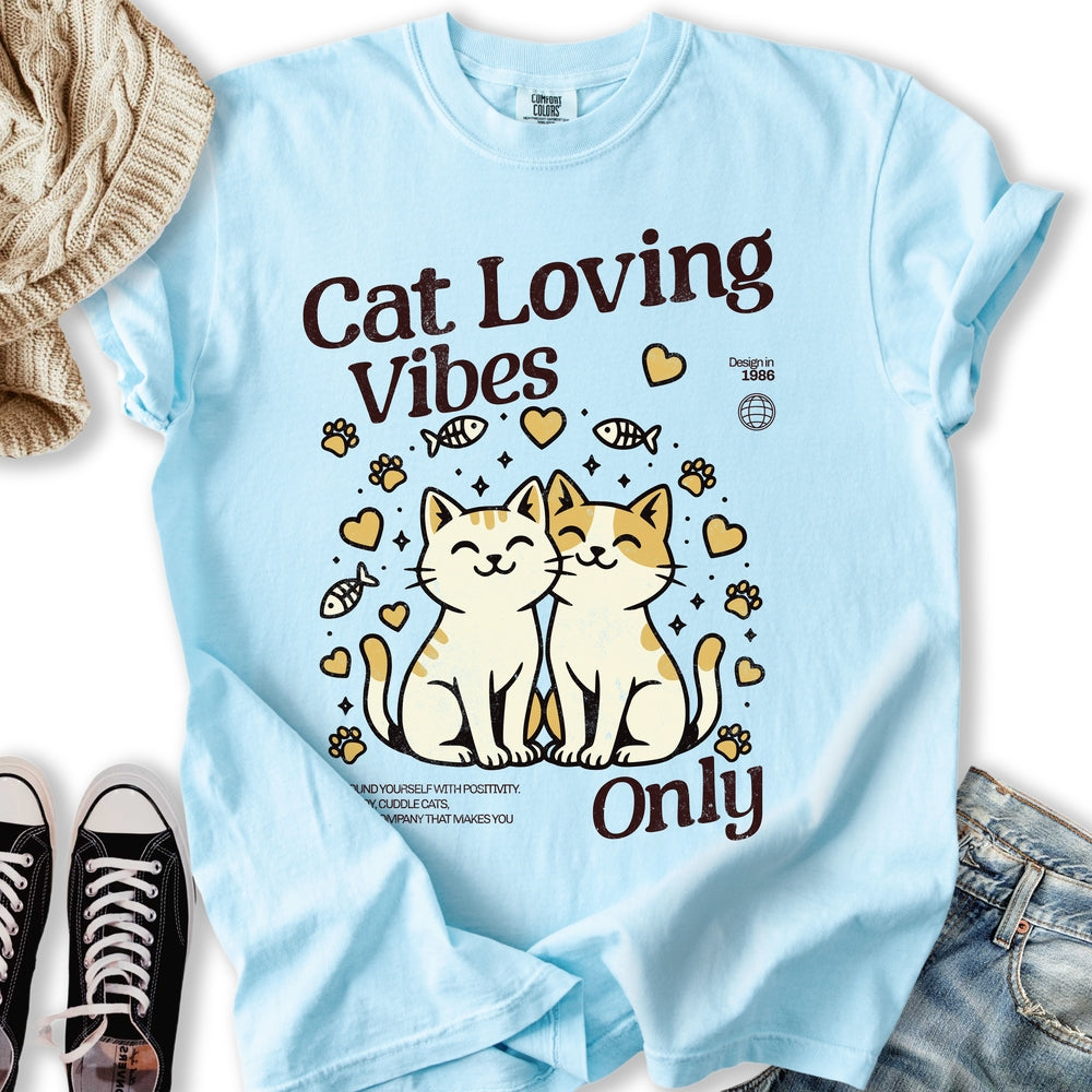 Cat Loving Vibes T-Shirt