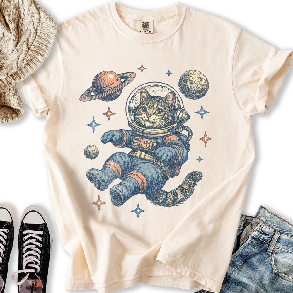 Retro Space Cat T-Shirt