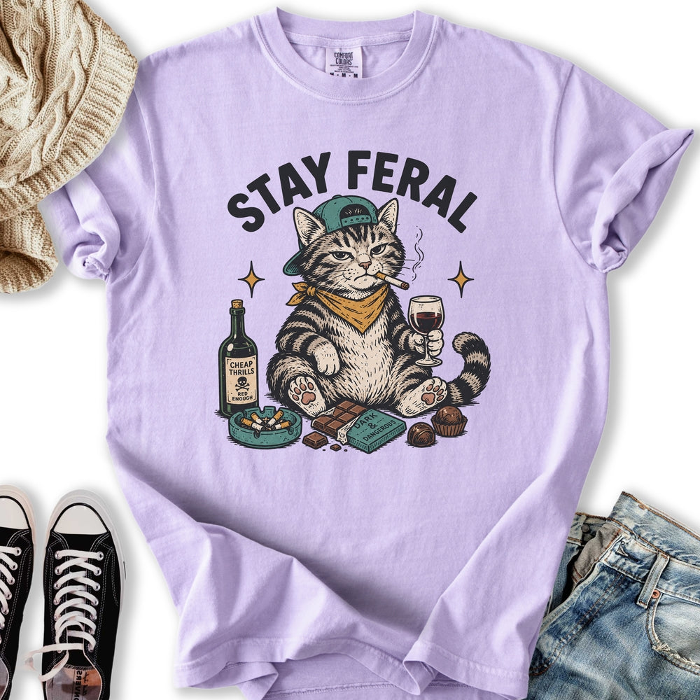 Stay Feral Cat T-Shirt
