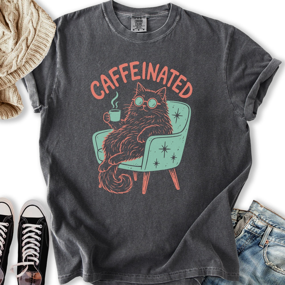 Caffeinated Cat T-Shirt