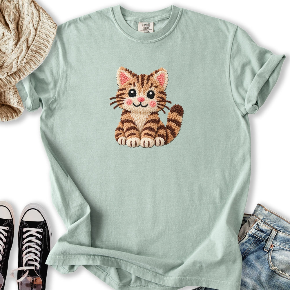 Faux Yarn Cat Relaxed Tee