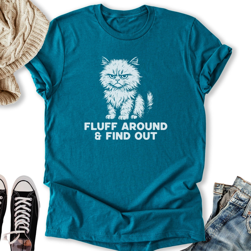 Fluff Around Cat Classic Tee