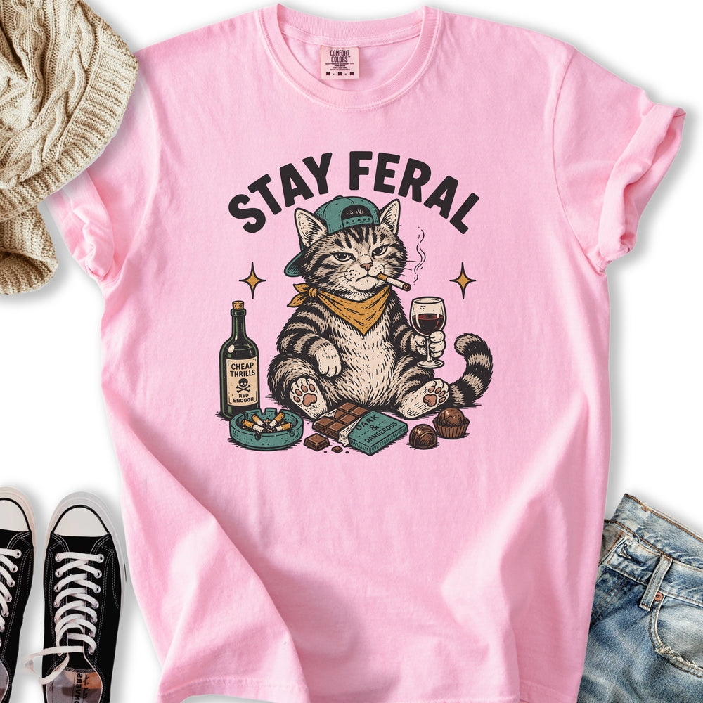 Stay Feral Cat T-Shirt
