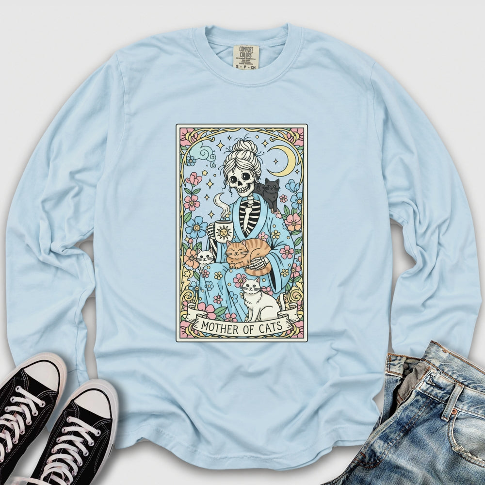 Mother of Cats Tarot Long Sleeve Tee