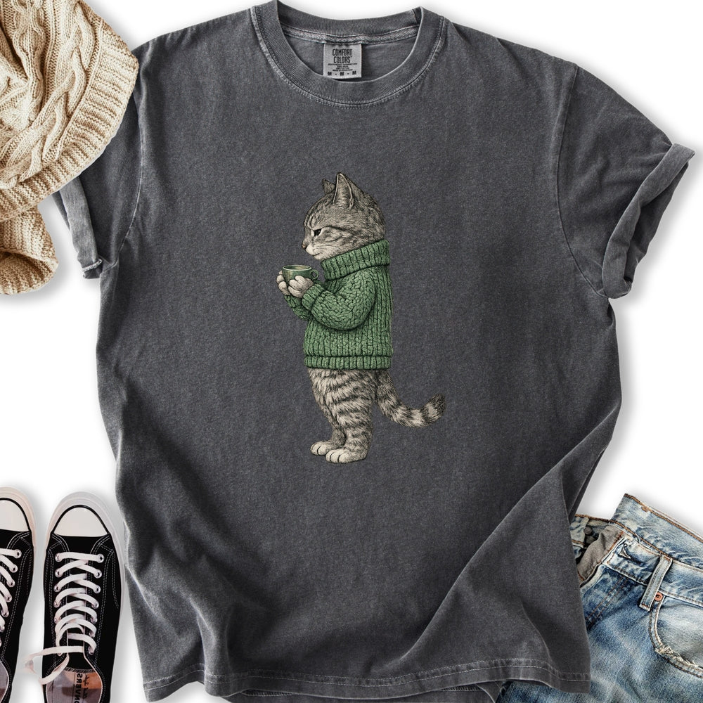 Cozy Tabby Cat T-Shirt