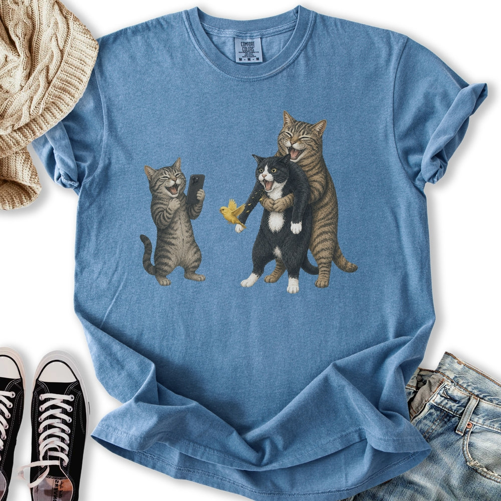 Cat Heimlich Prank T-Shirt