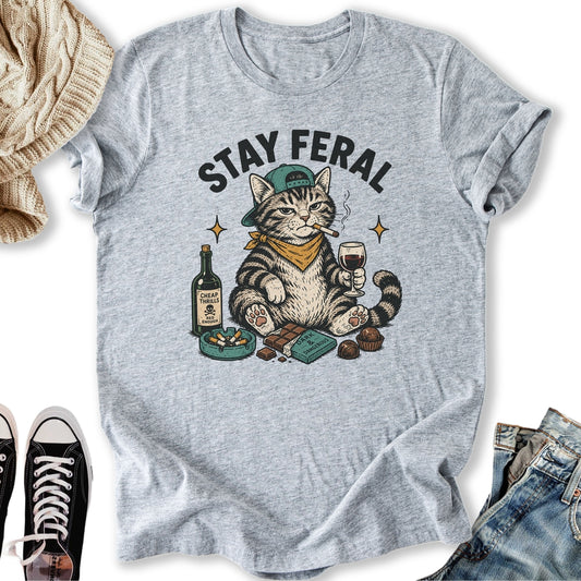 Stay Feral Cat Classic Tee