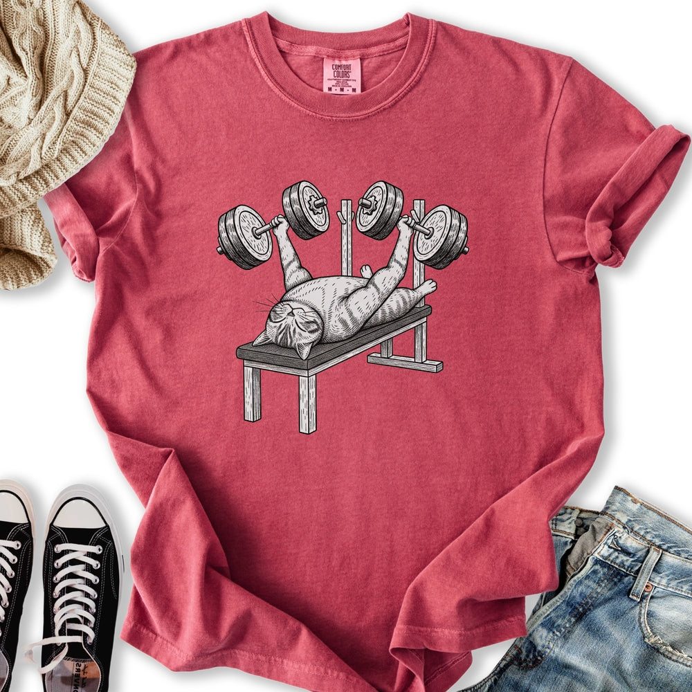 Bench Press Cat T-Shirt