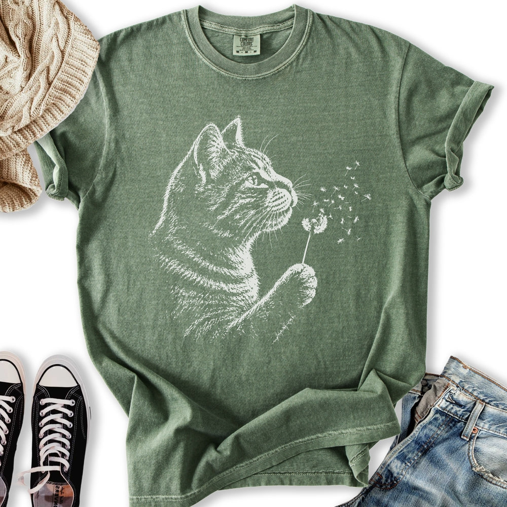Dandelion Cat T-Shirt
