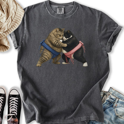 Sumo Wrestling Cats T-Shirt