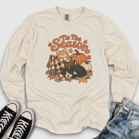 Tis The Season Cats Long Sleeve Tee
