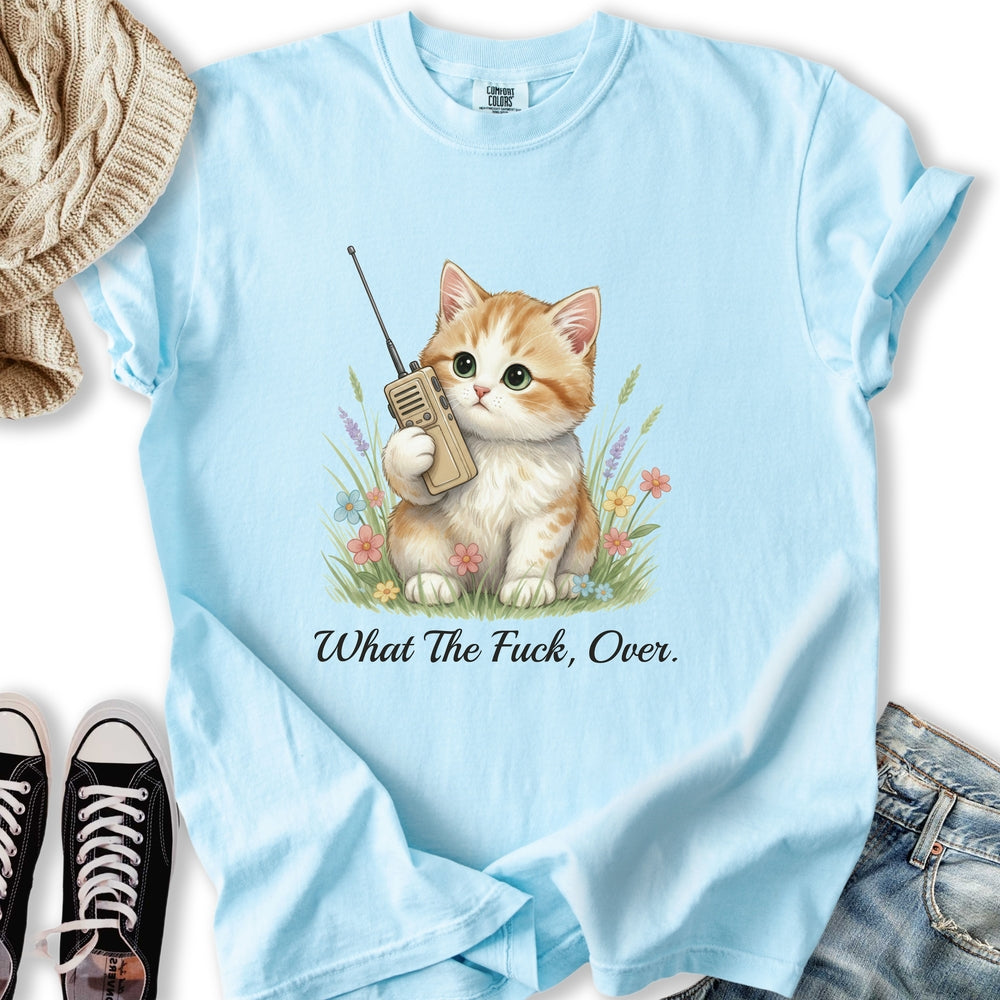 WTF Over Cute Cat T-Shirt