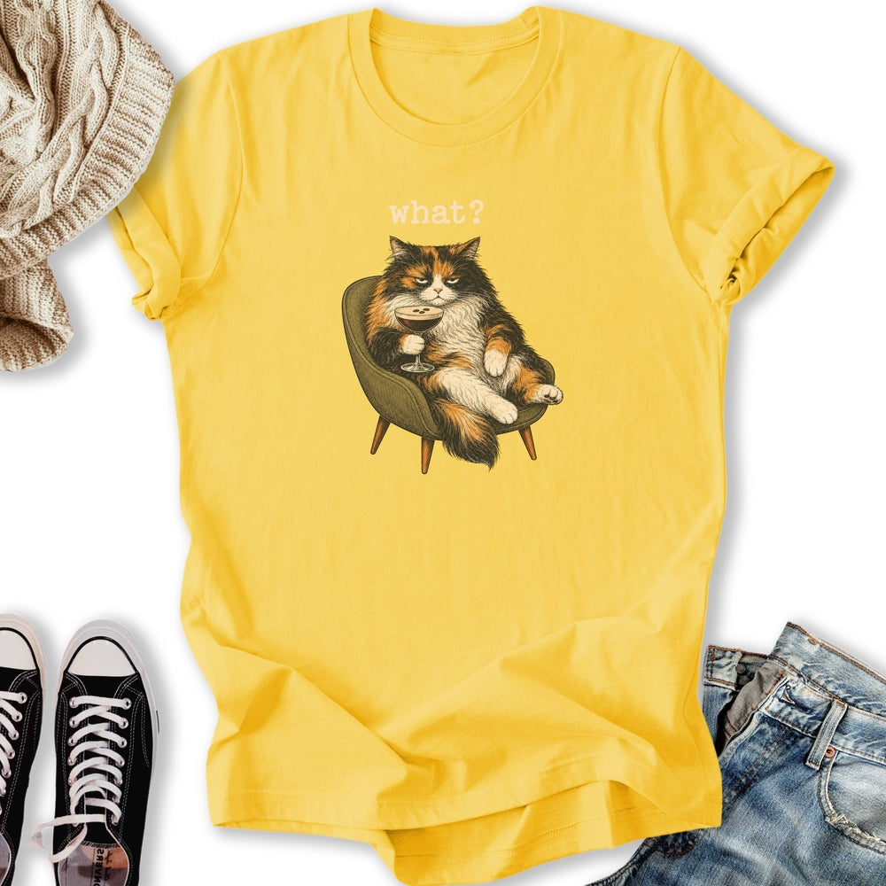Grumpy Calico Cat Classic Tee