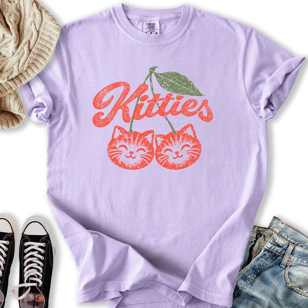 Cherry Kitties Relaxed Tee