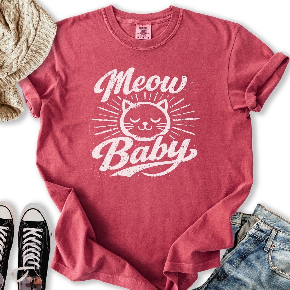 Meow Baby Retro T-Shirt