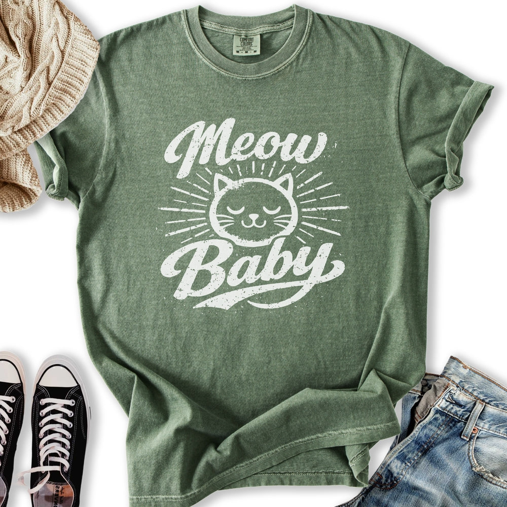 Meow Baby Retro T-Shirt