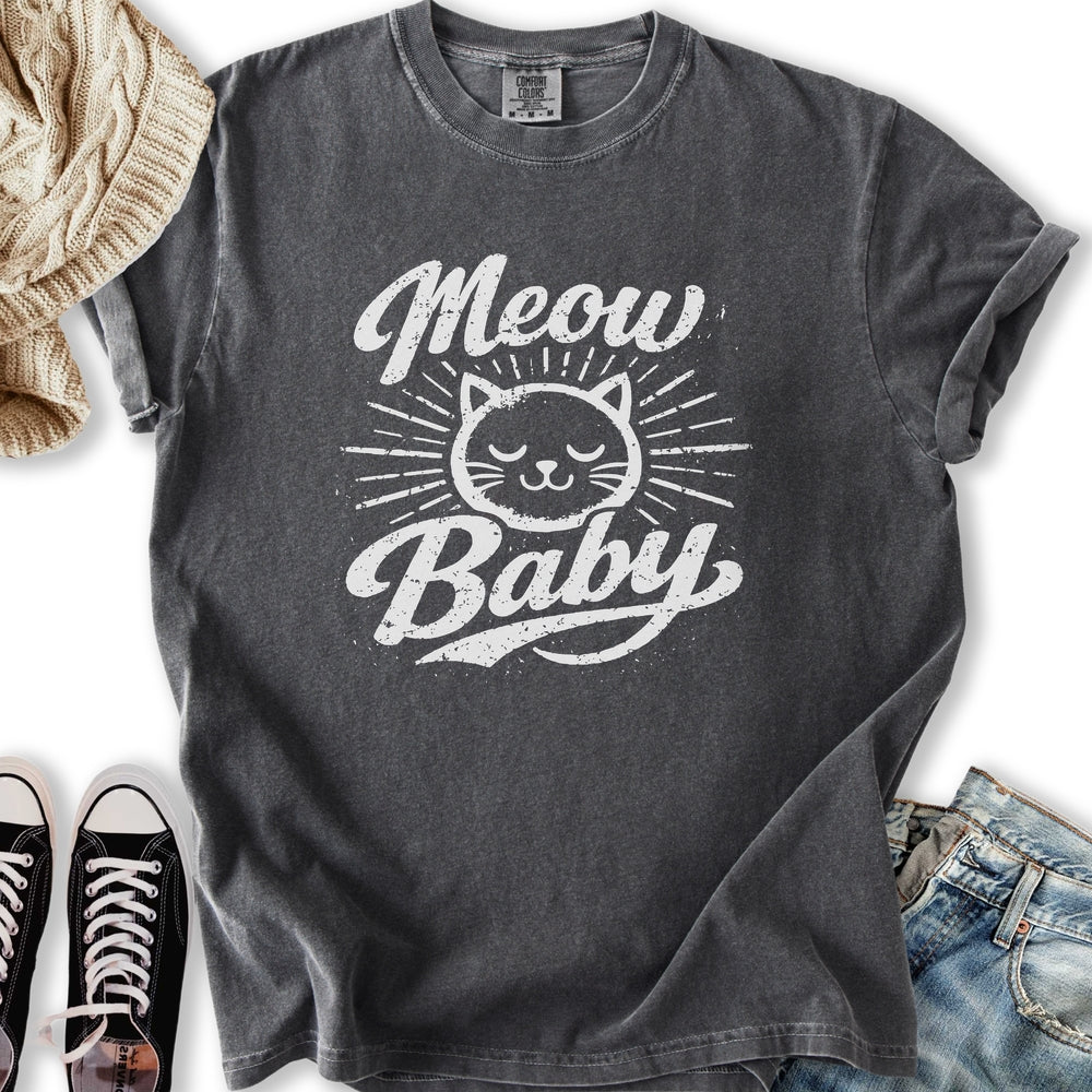 Meow Baby Retro T-Shirt