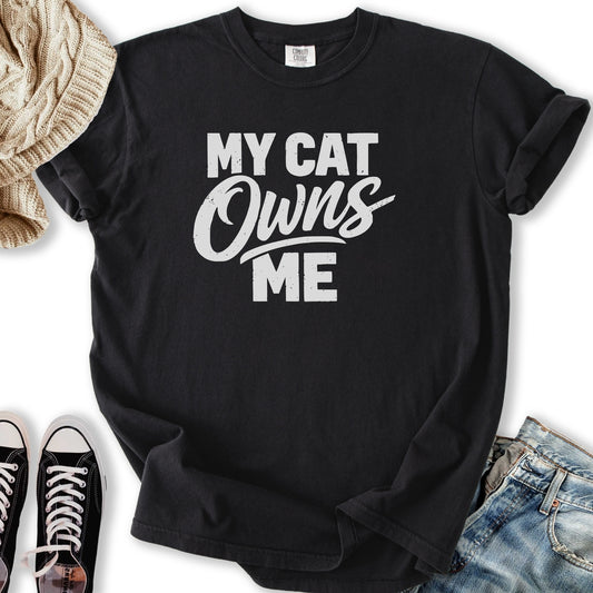My Cat Owns Me T-Shirt
