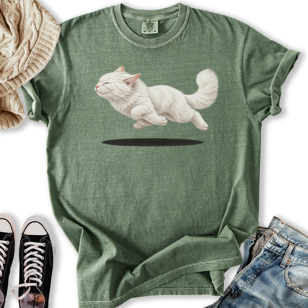 White Cat Zoomies Relaxed Tee