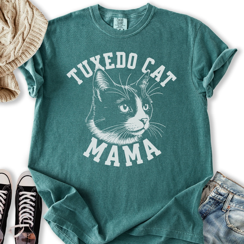 Tuxedo Cat Mama T-Shirt