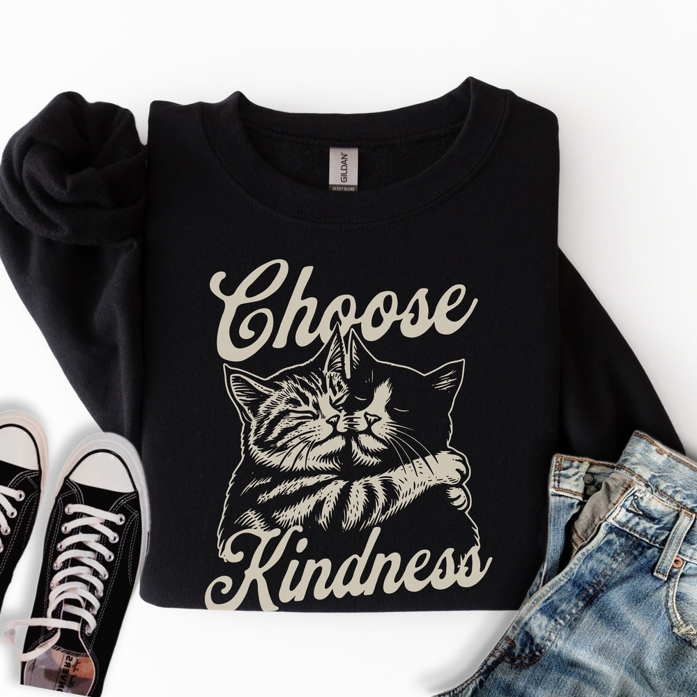 Choose Kindness Cats Sweatshirt