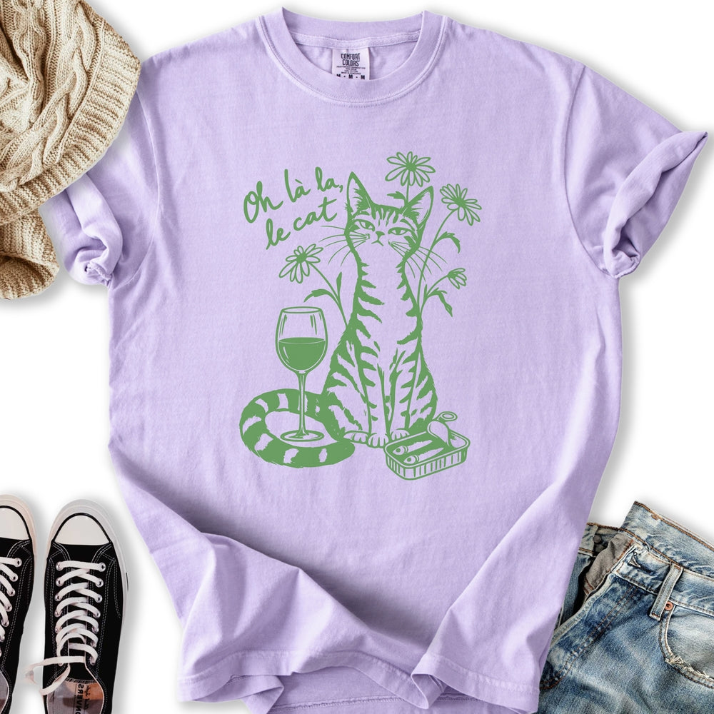 Parisian Cat Relaxed Tee