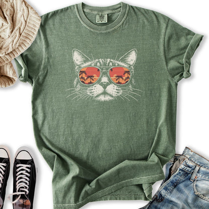 Sunset Cat Relaxed Tee