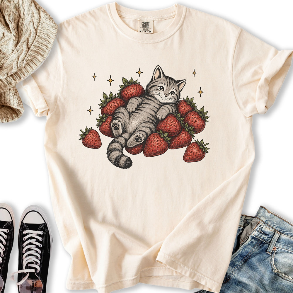 Strawberry Cat T-Shirt
