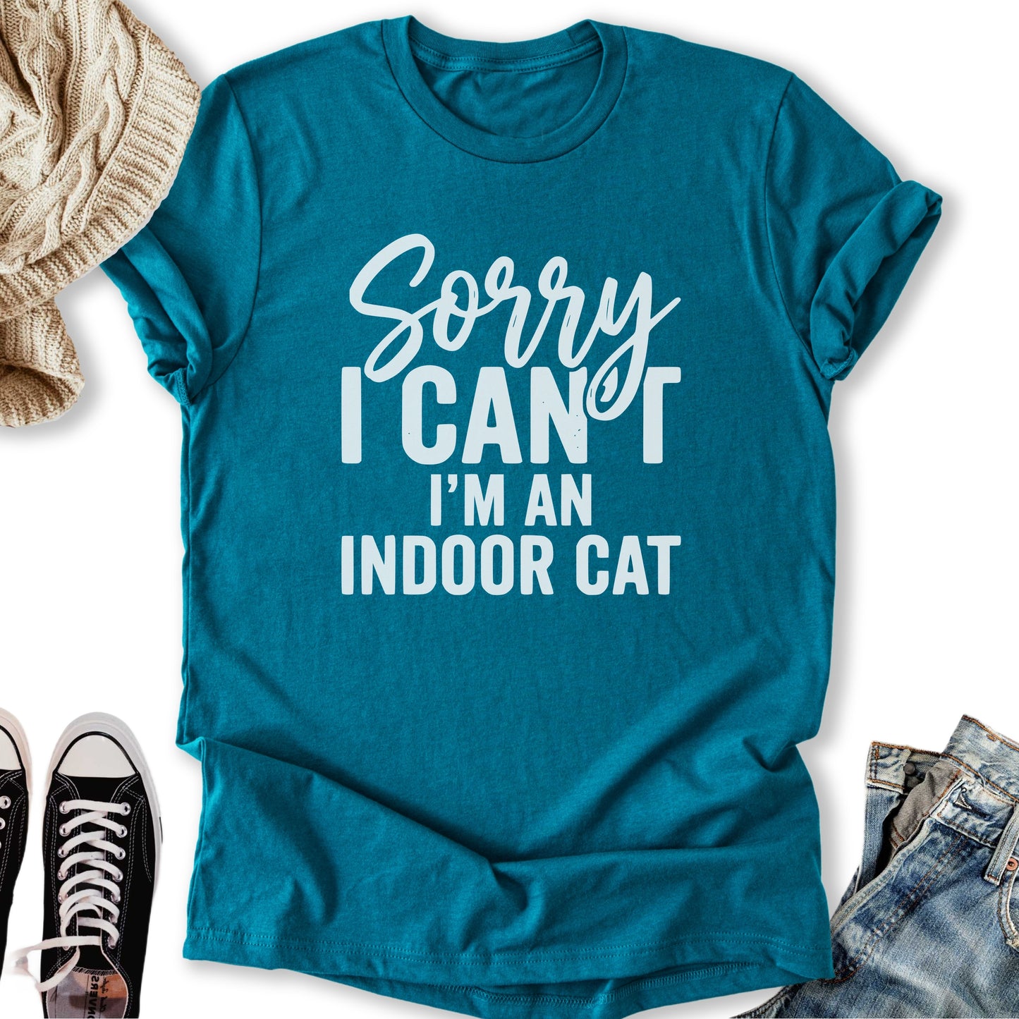 Sorry I'm An Indoor Cat T-Shirt