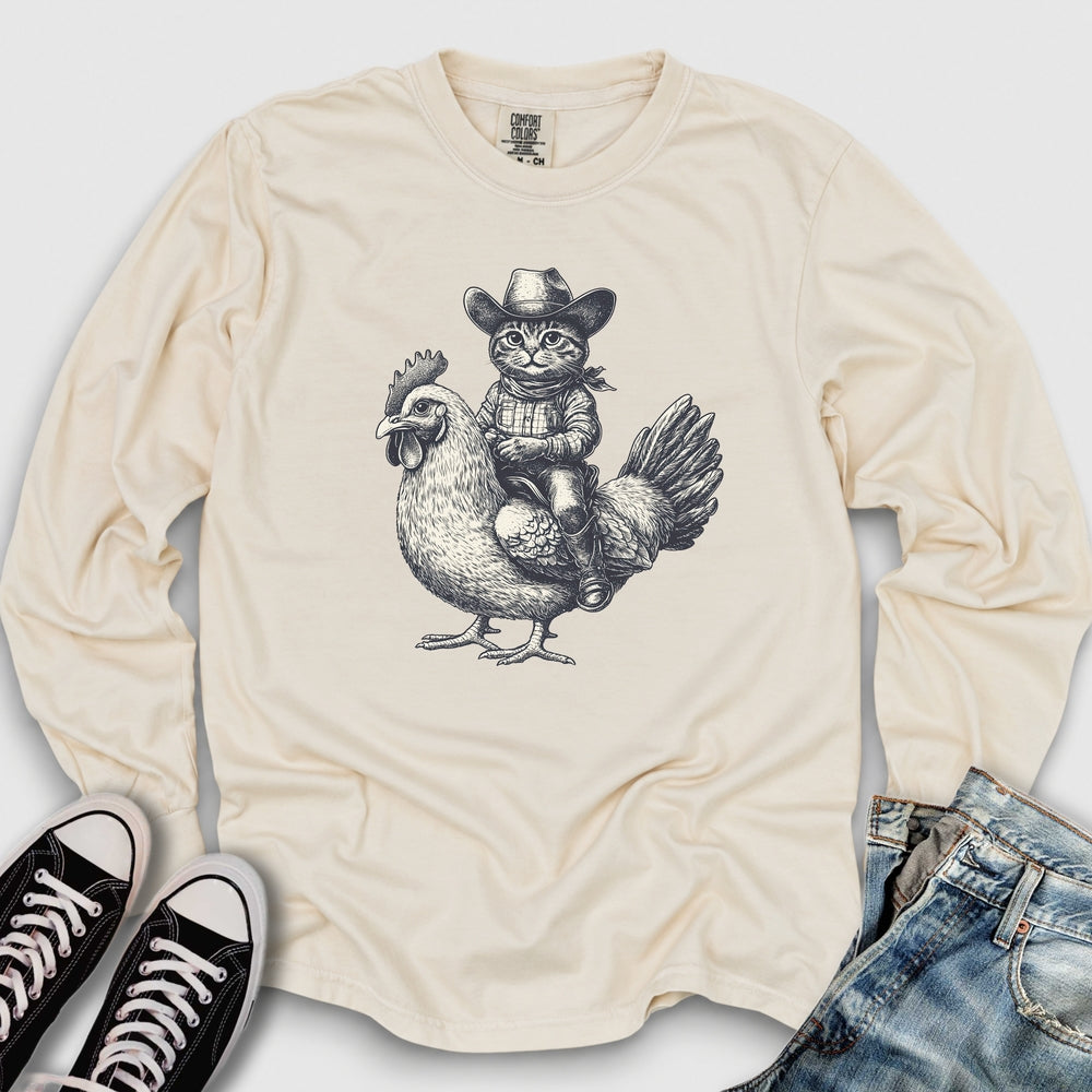 Cat Chicken Long Sleeve Tee