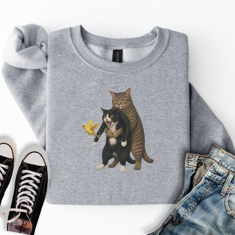 Cat Heimlich Maneuver Sweatshirt