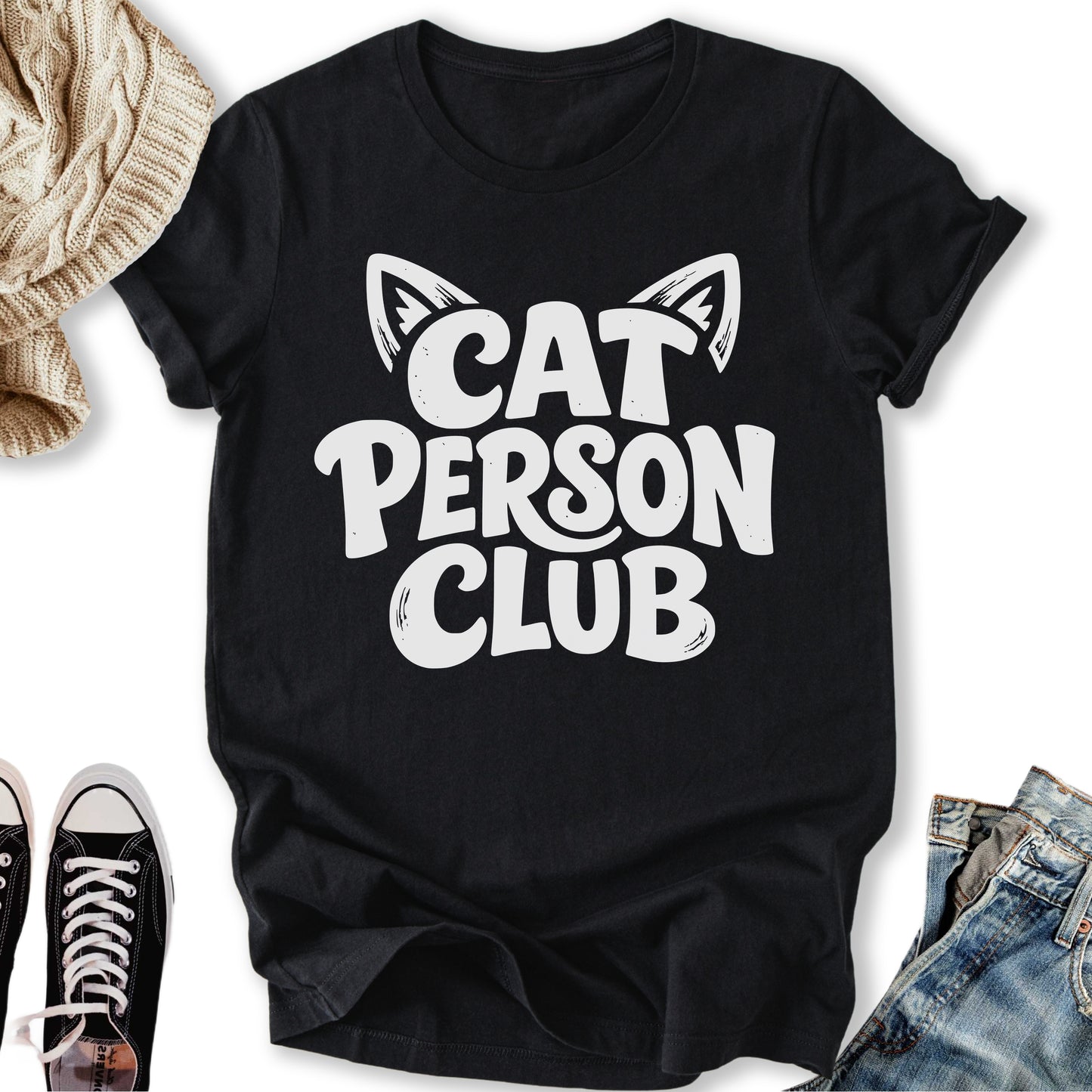 Cat Person Club T-Shirt