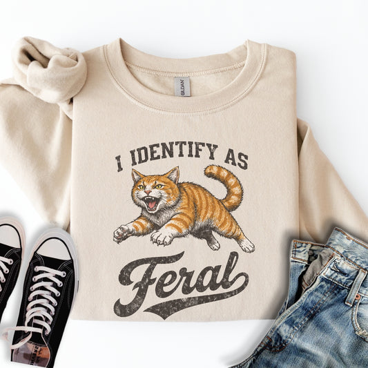 Identify As Feral Sweatshirt